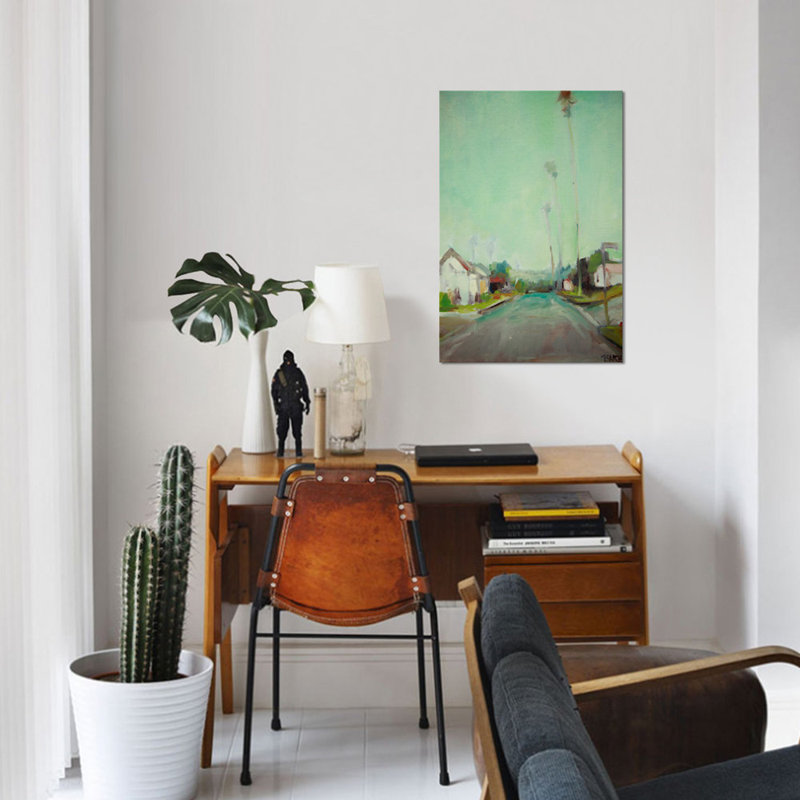 « through the neighborhood », reproduction d’art sur toile, H 18 po x l 12 po x P 1,5 po