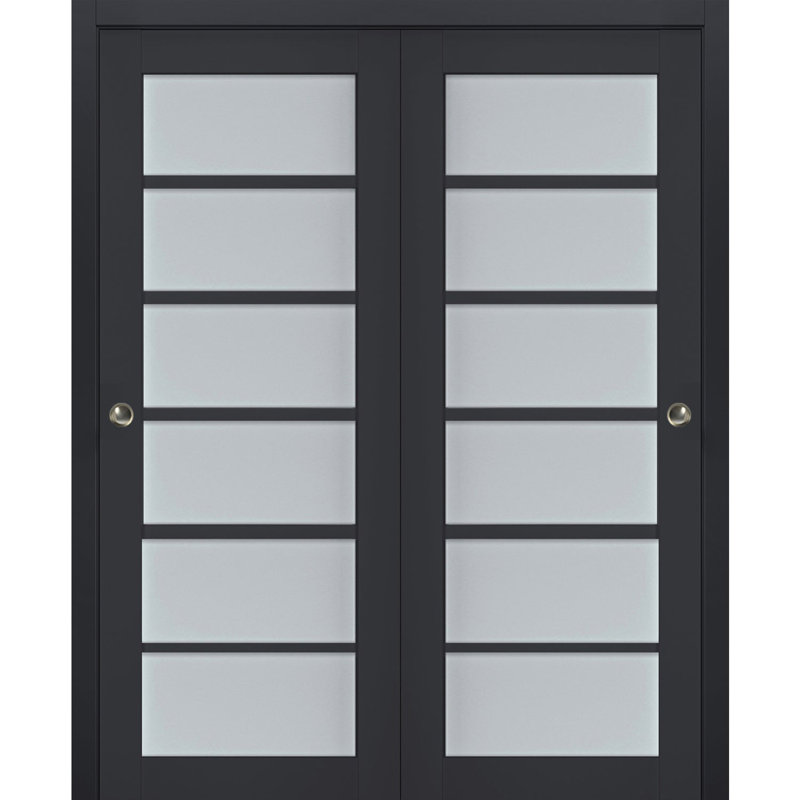 Portes de placard Veregio, Antracite, 56 po x 84 po