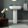 Barclay Series 16.75'' White Vitreous China Rectangular Bathroom Sink with Overflow