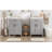 Elegant Soft-close Double Bathroom Vanity Solid Wood Transitional Style