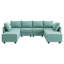 Canapé modulaire en U avec repose-pieds Coss-71563822