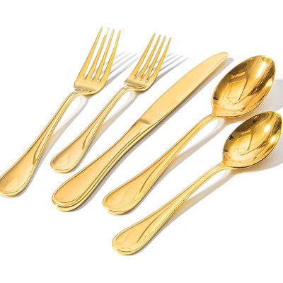 Teardrop Silverware Set