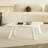 Modern White Coffee Table With Deck And Solid Wood Legs Style Rounded Edges Support-469534856