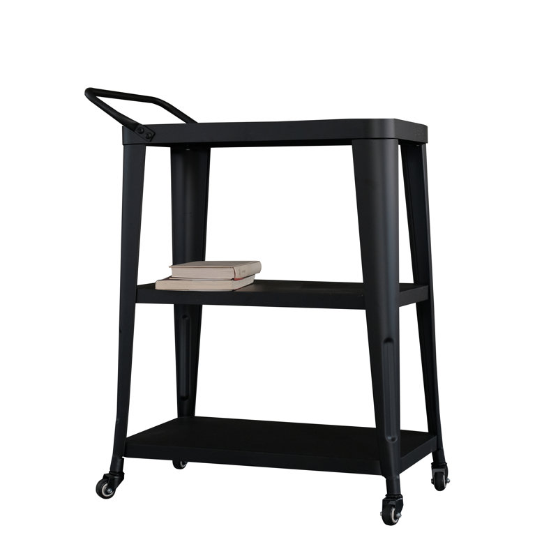 Pham Metal Bar Cart, Black