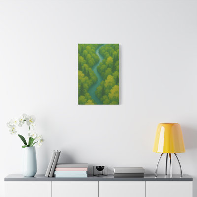 Apel Single Picture Frame Print on Canvas
