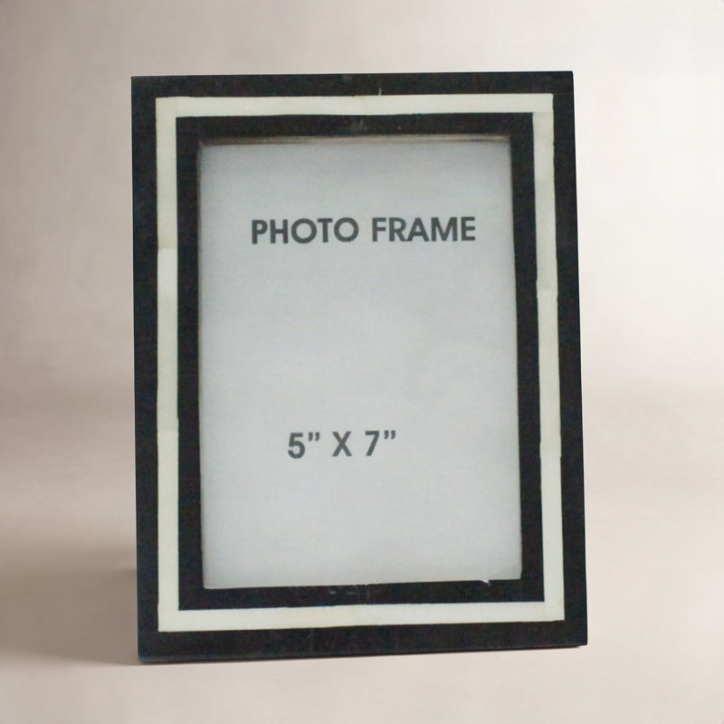 Cadre photo simple en résine Auria mat, 5 po x 7 po