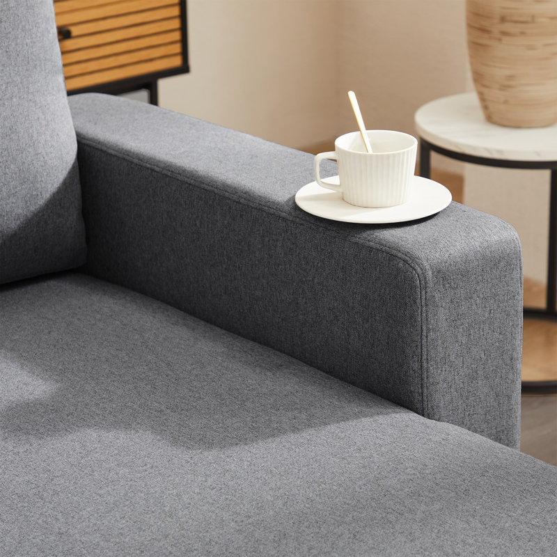 Blerta 3 Seater Sofa Bed, Gray
