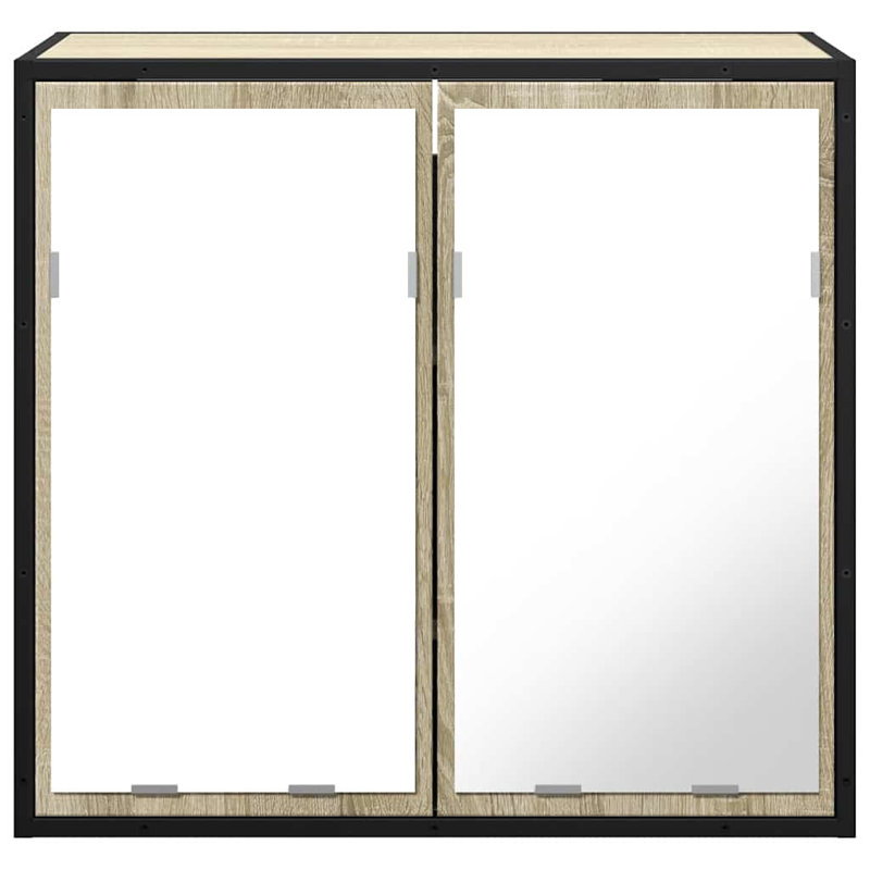 No Mounting / Installation Required Bathroom Cabinet, Sonoma Oak
