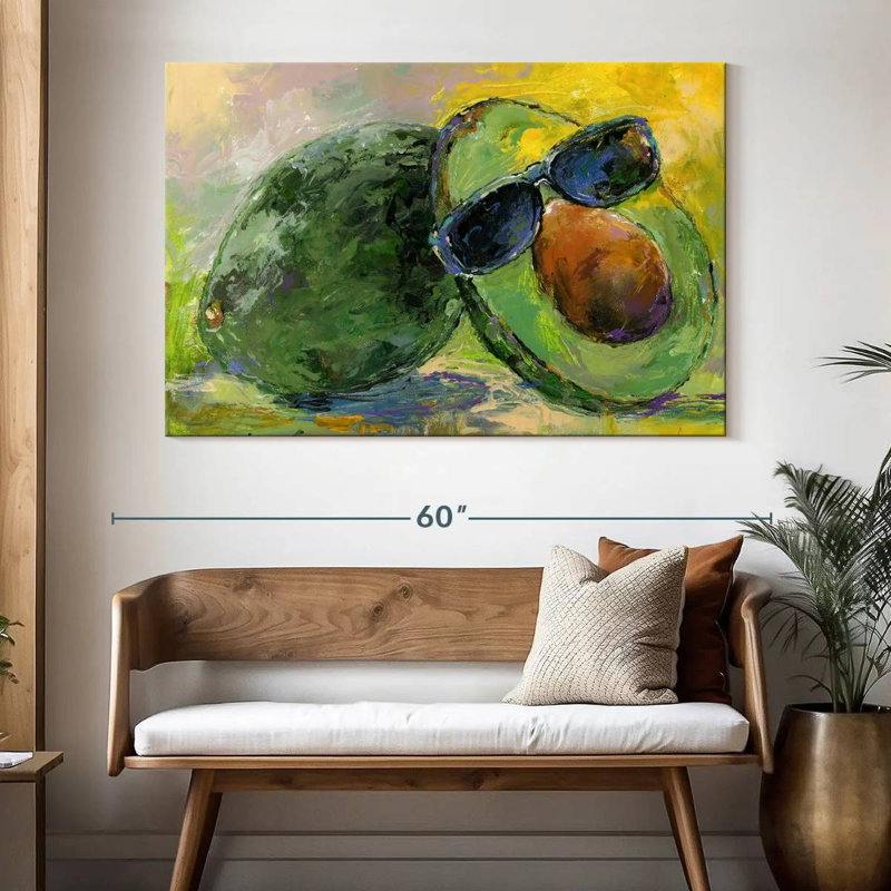 Avocado Sunglasses, 34" H x 51" W