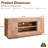 70" Media Console With Distinctive Style & Large Storage-1426563168