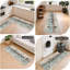Tapis de cuisine en flanelle beige, ensemble de 2 pièces de tapis de ferme pour la cuisine et la salle à manger