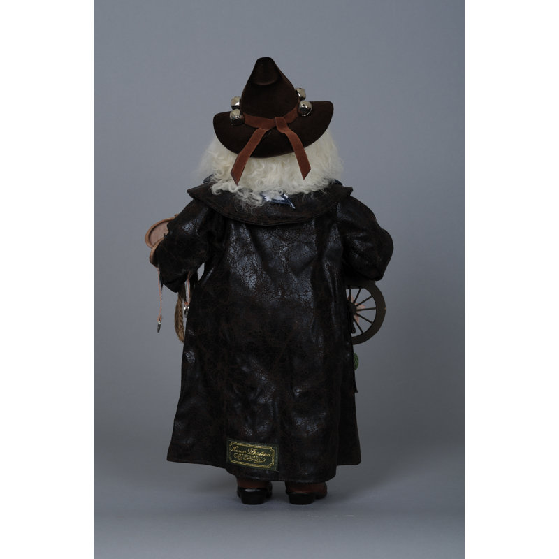 Christmas Cowboy Santa Figurine