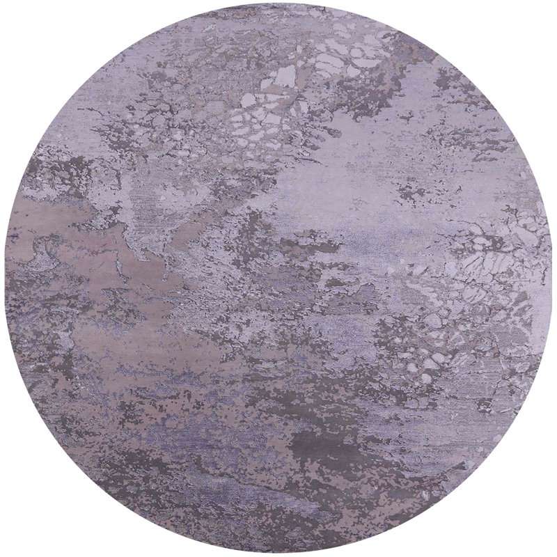 Moroccan Indoor Rug, Round 3'