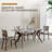 Modern  Rectangular Rock Slab Dining Table Sets-102351518