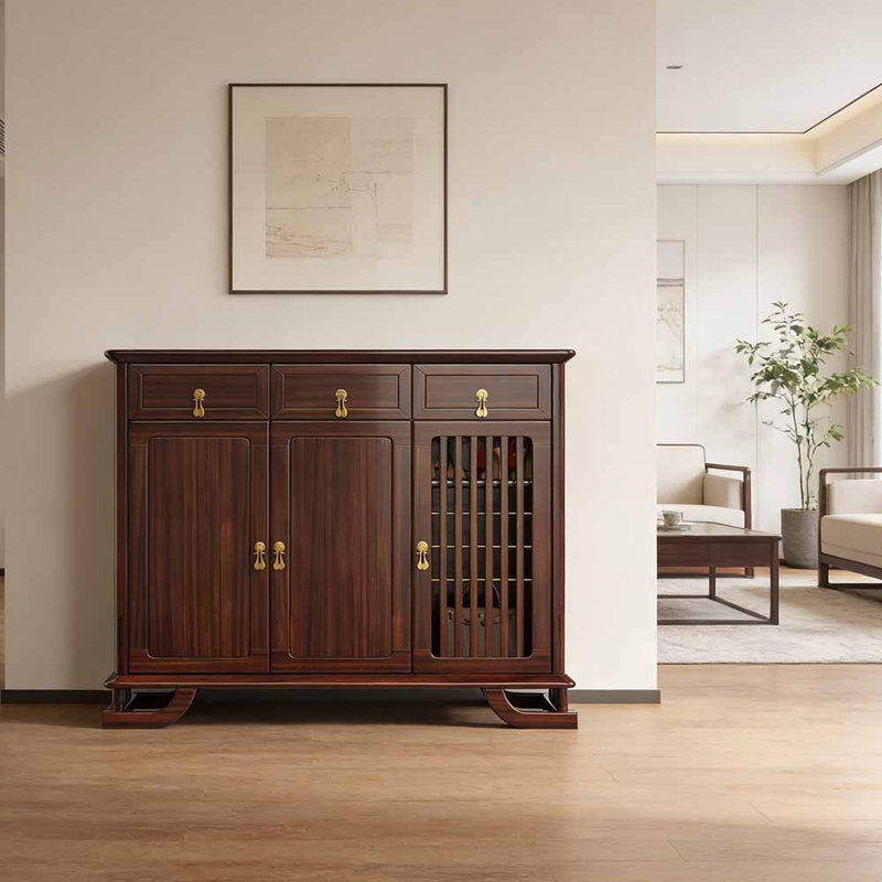 Nouvelle armoire à chaussures d'entrée de style chinois