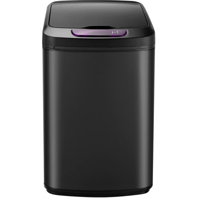 Steel Motion Sensor Waste Basket - 3.2 Gallons