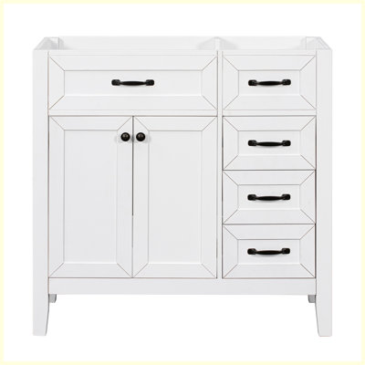 Modern Bathroom Vanity with Cabinet and Drawers