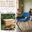 Chaise avec accoudoirs rembourrée Philodendron-910922117