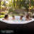 Cabo Cut Corner Foam Spa Hot Tub 110v 4 to 5 Person Eco Foam 80 Aqua Jets 190 Gal. Water Capacity with Safety shutoff