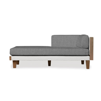 Catalina Outdoor Teak Chaise Lounge