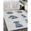 Tapis décoratif bleu Iniguez-1141075937
