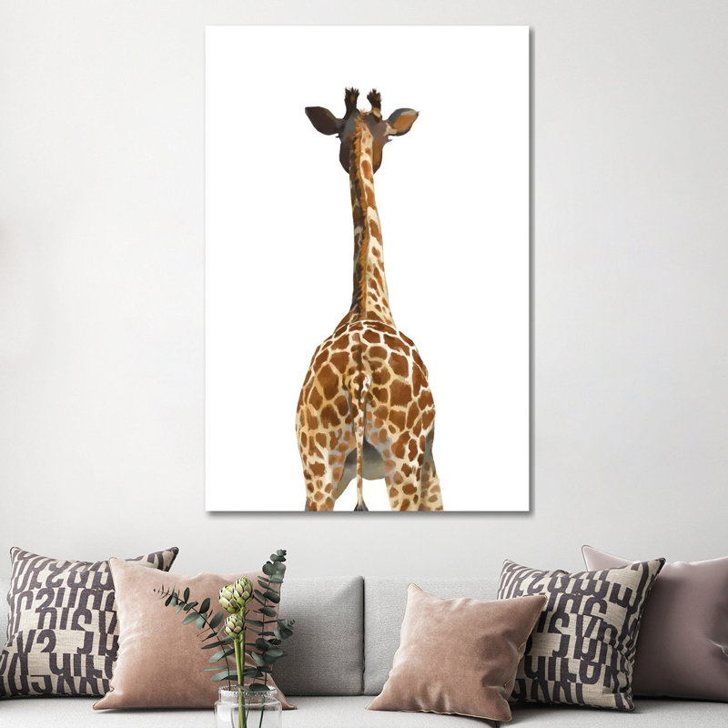 Giraffe Butt by Big Nose Work - Wrapped Canvas Print, 152.5 cm H x 101.5 cm W