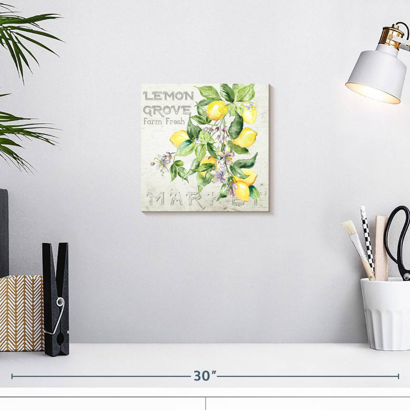 Yarlin Orchard Lemon Grove II, H 10 po x l 10 po