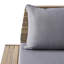 Chaise en bois avec revêtement et surface de siège élargie - gris foncé-1703950836