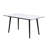 Stone Top Metal Base Dining Table-98536241