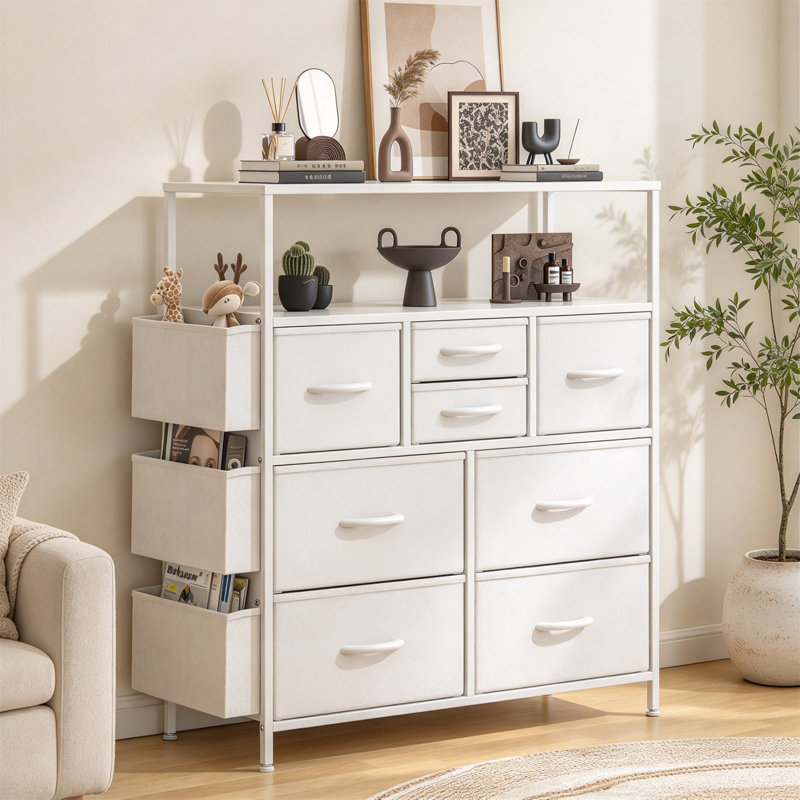90 cm W Chest of 8 Drawers