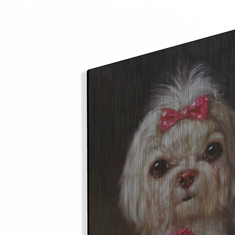 Luxe Metal Art 'Sophie' By Lucia Heffernan, Metal " Sophie " by Lucia Heffernan, 24" H x 16" W
