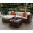 Slunce 4 - Person Outdoor Seating Group with Cushions (Set Of 5)-87396562