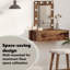 Dressing Table with Mirror and Storage Included-1152945158