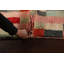 Tapis rose noué à la main de conception unique 4 pi 11 po x 8 pi 2 po