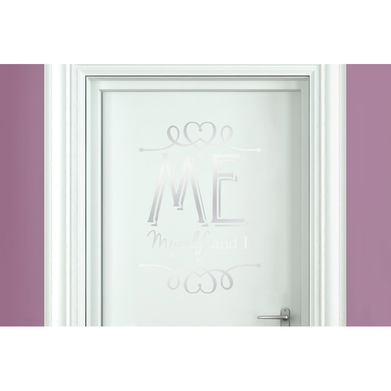 Wall Decal, Shiny Silver