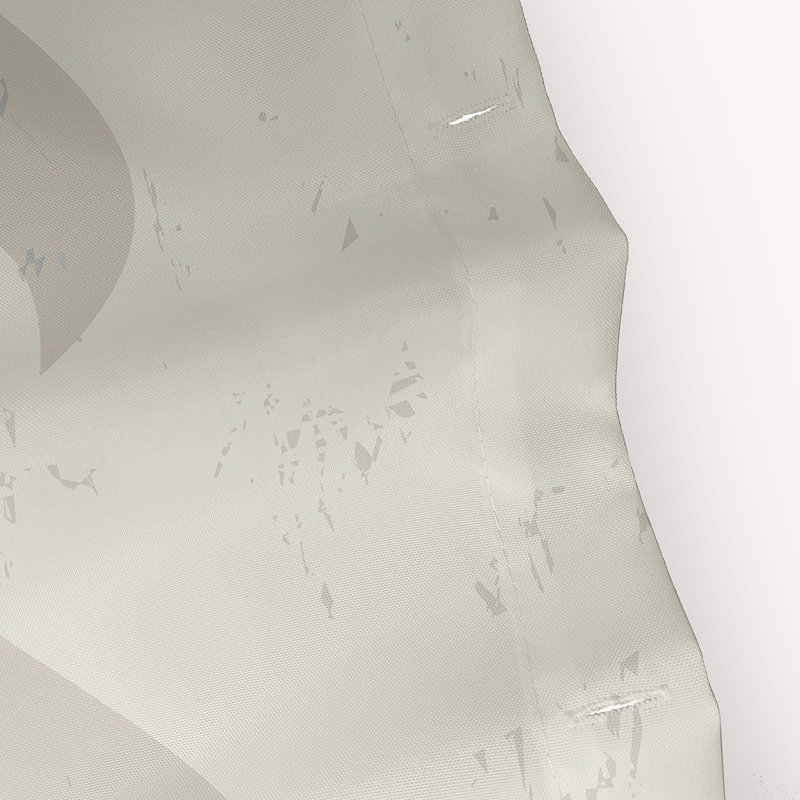 Rideau de douche Almeida, Taupe/gris