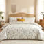 Ensemble de housse de couette à motif floral 100% coton housse d'édredon 100% coton vert-123262307