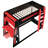 Wooden Gaming Bunk Bed with Desk, Storage Shelves, USB Charging Port and LED Light-1864658702-1864658737