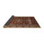 Tapis brun à motif oriental-1634445379