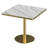Modern Square Dining Table with Top and Sturdy Metal Frame, 31.5 Inch Diameter Bistro Style Table for Contemporary Kitchen or Dining Room-299170009