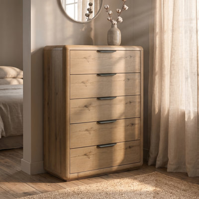 Premier Lune 40"W 5-Drawer Wood Chest
