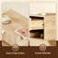 40cm W Particle Board Bedside Table