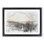 High over the Chicago Skyline in Abstract - Picture Frame Graphic Art Print-55763228-55763231