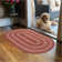 Corrente Braided Jute Reversible Red Rug
