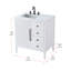 Meuble-lavabo simple 32 po-973040205