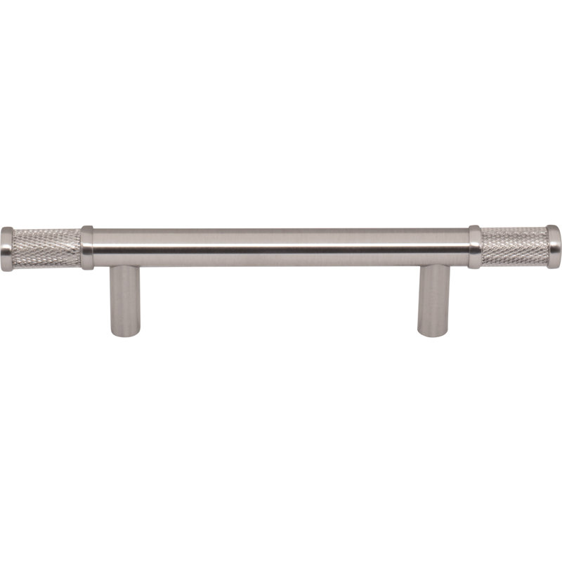 Burnham Bar Pull, Brushed Satin Nickel, 3 3/4" Center To Center