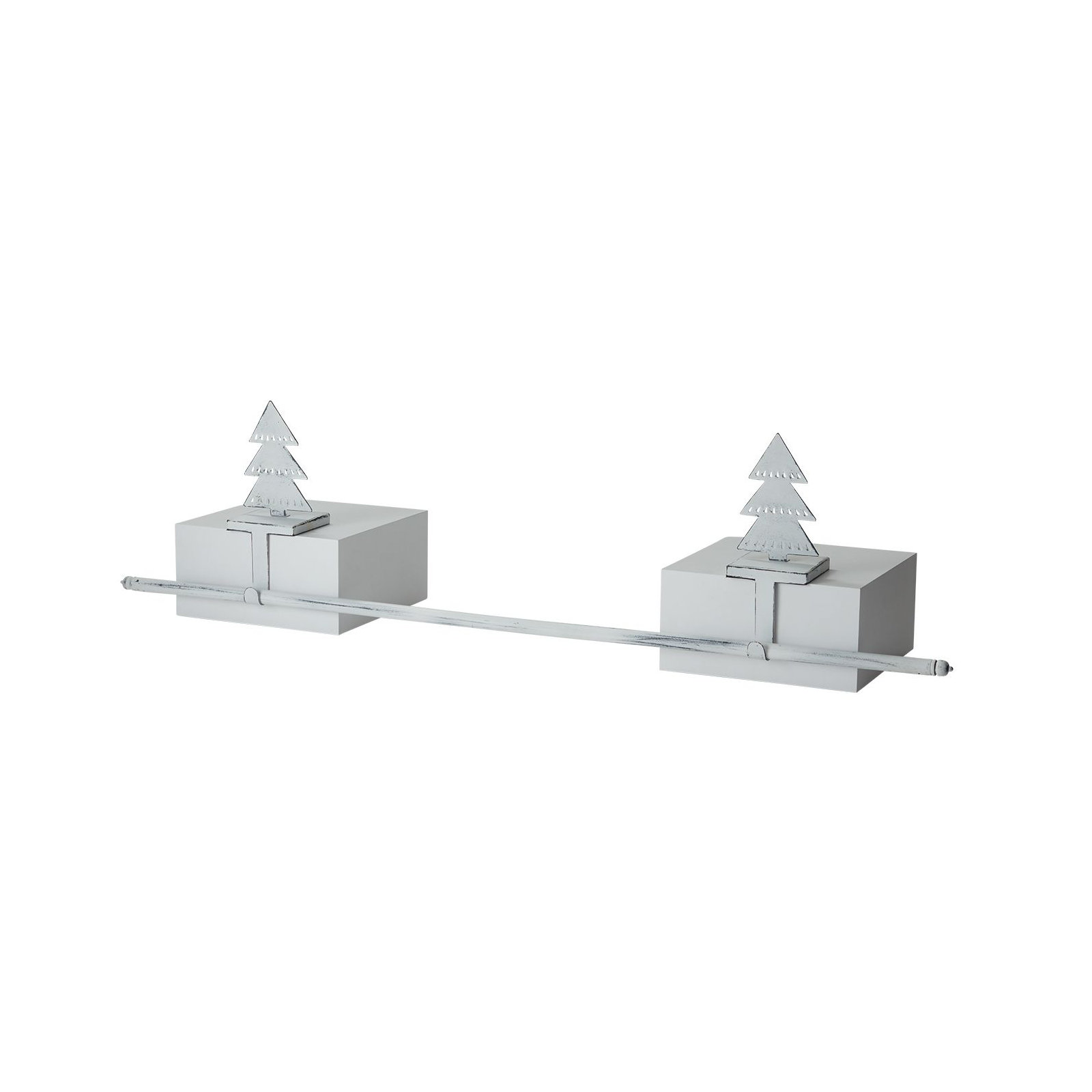Pine Tree Stocking Holder, White