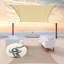 Ensemble de quincaillerie pour pare-soleil en acier inoxydable