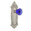 Victorian Plate with Crystal Cobalt Door Knob-104166444-104166449