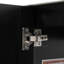 20.28'' Black Modern Bathroom Vanity With Ceramic Sink, Solid Wood Frame, And Drawer – Ideal For Small Bathrooms.